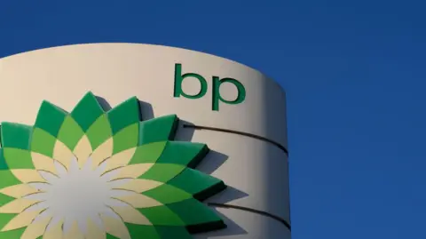 Getty Images A BP logo against a blue sky