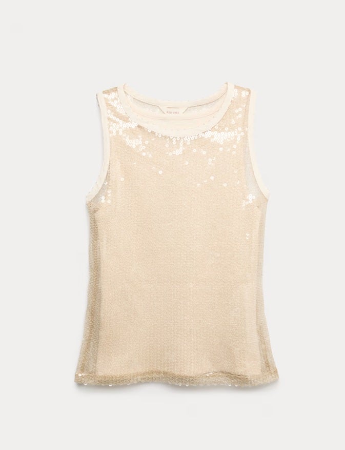 Shimmer cream top